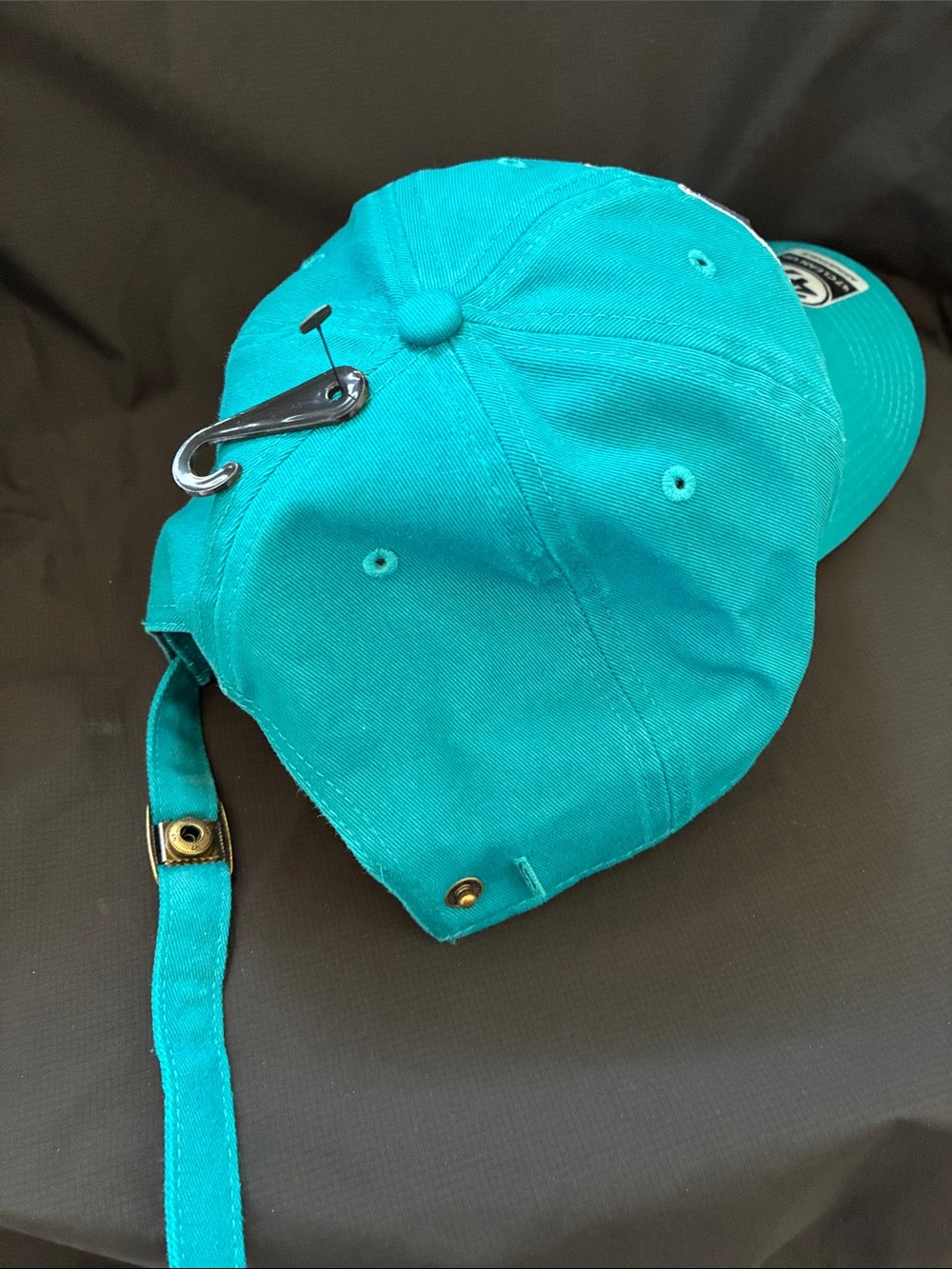 47 Miami Marlins Teal Logo Adjustable Cap - Picture 5 of 10